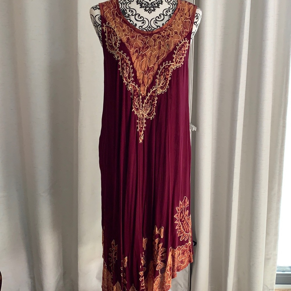 Cute boho style burgundy size med -lg